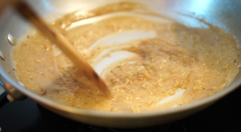 バルサミコのクリームパスタ