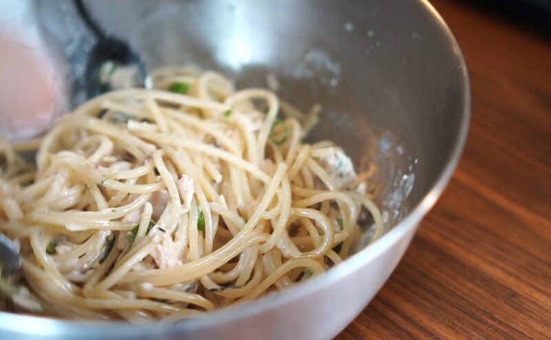 ツナマヨ海苔パスタ