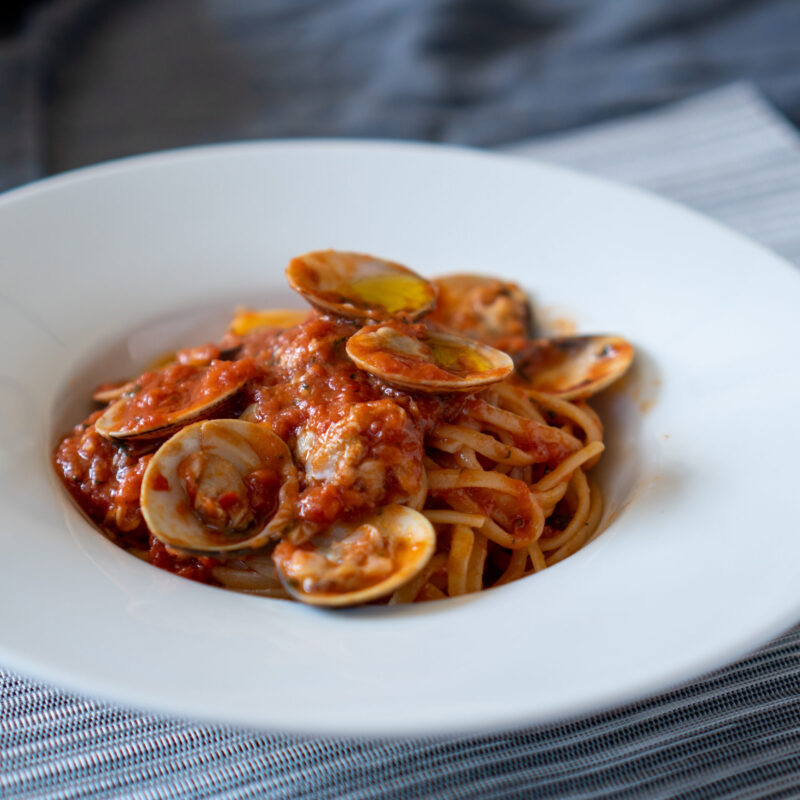 ハマグリのボンゴレロッソ