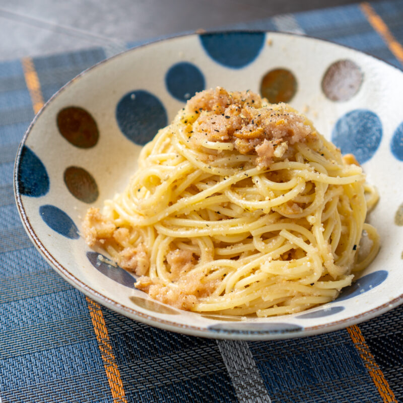 明太子ガーリックパスタ