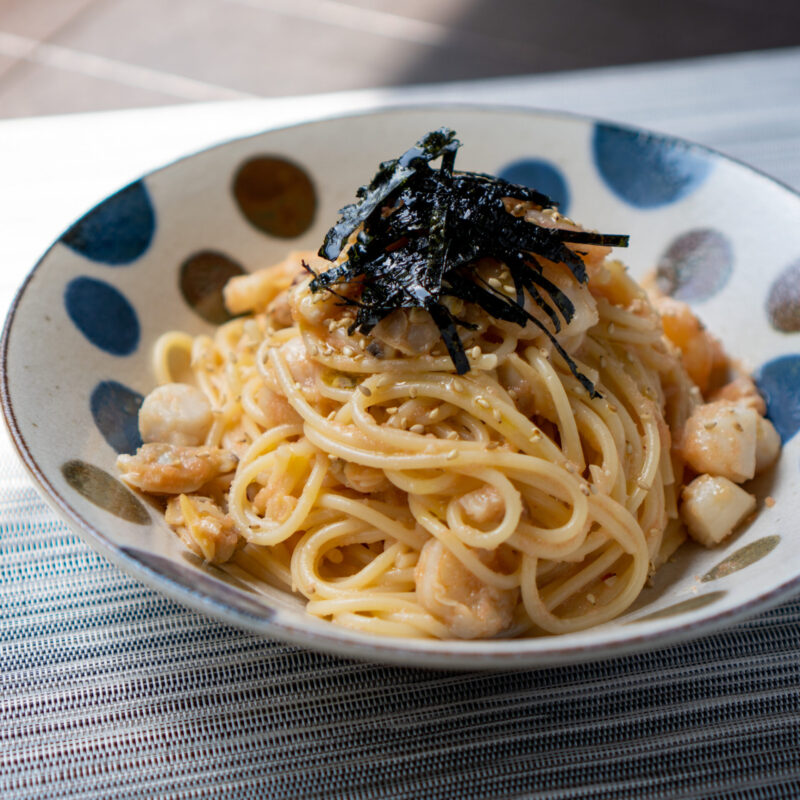 シーフードたらこパスタ