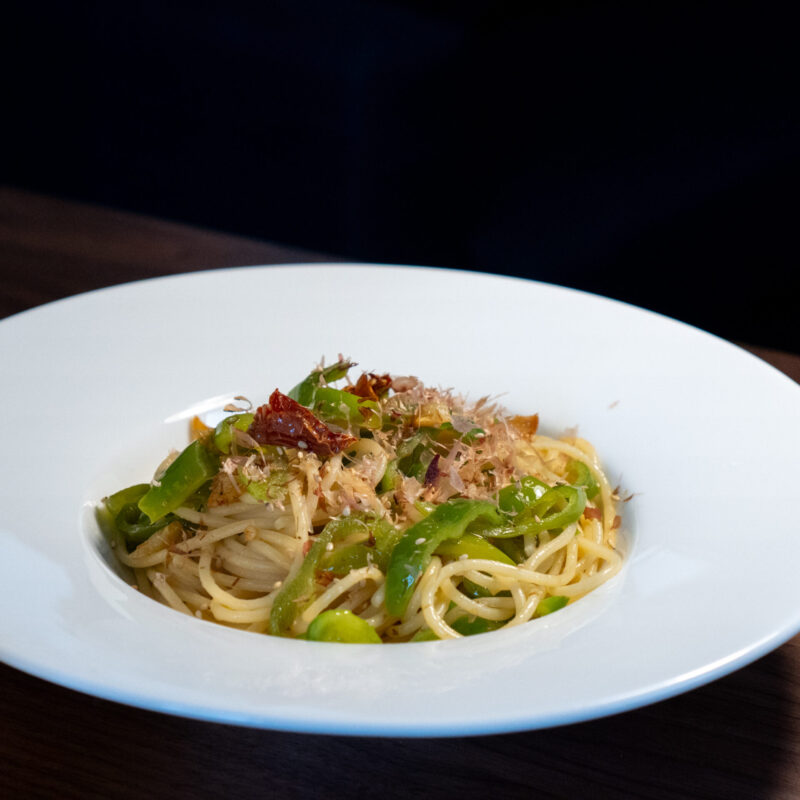 万願寺とうがらしの和風ペペロンチーノ