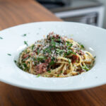 コンビーフのパスタ