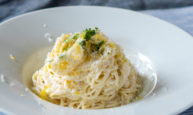 冷製レモンクリームパスタ