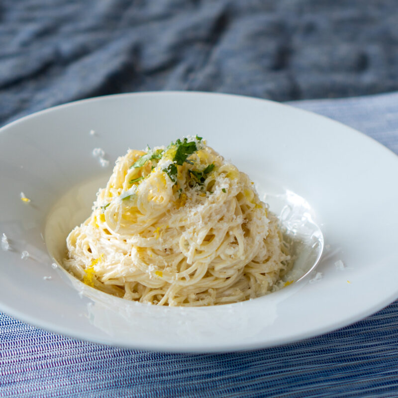 冷製レモンクリームパスタ