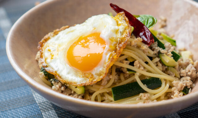 ガパオ風スパゲティ