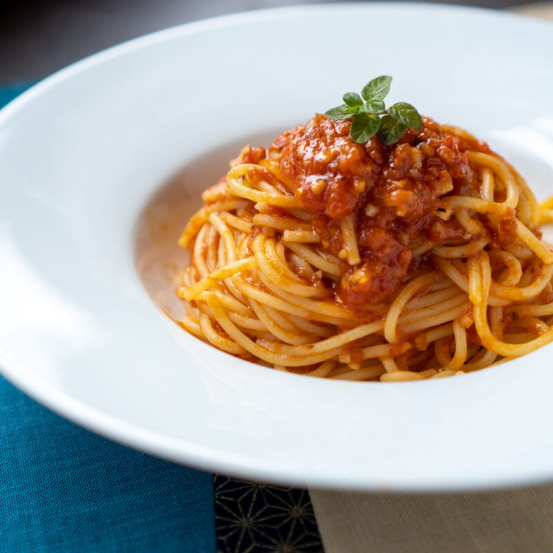 マリナーラソースのパスタ