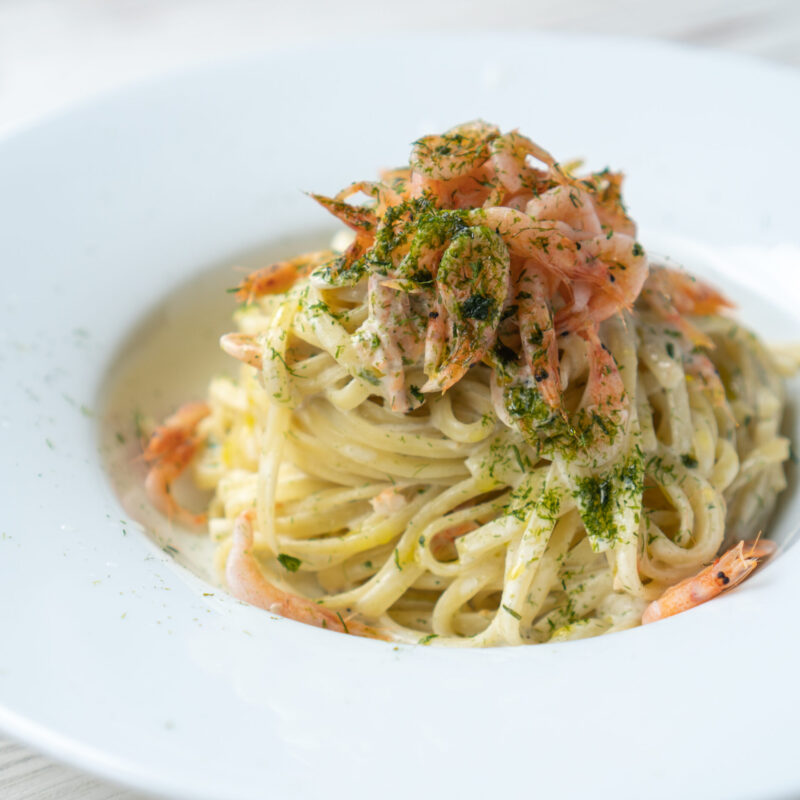 桜海老のクリームパスタ