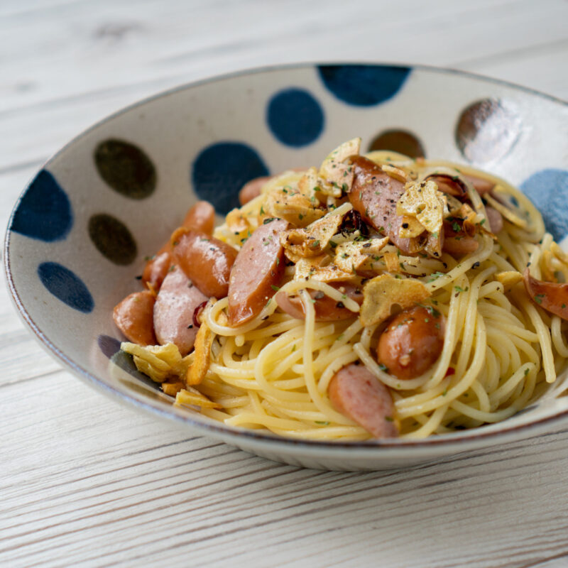 ウィンナーソーセージのペペロンチーノ