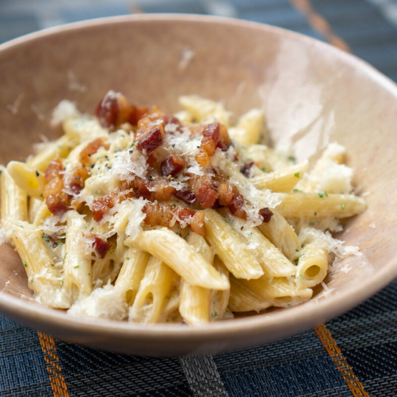 基本のクリームパスタ