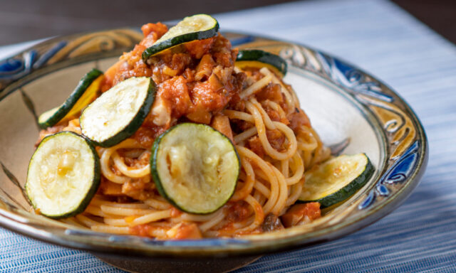 夏のおわりのパスタ