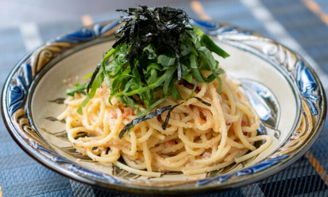 明太子のペペロンチーノ