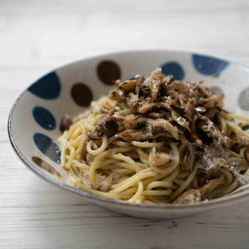 キノコのパスタ・バルサミコ風味