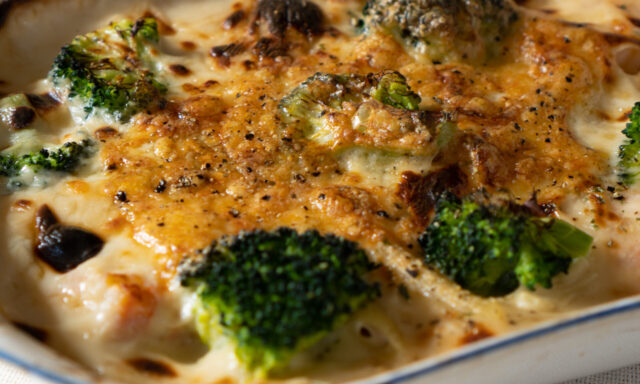 海老とブロッコリーのペンネグラタン