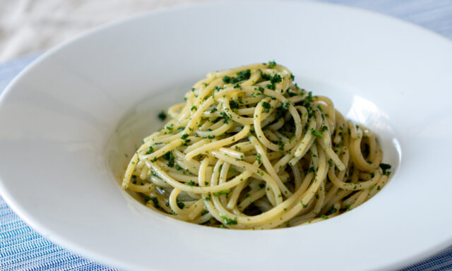 パセリのスパゲティ