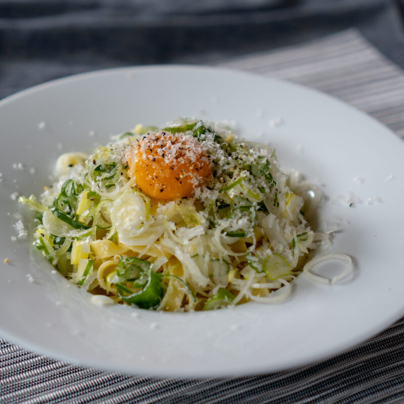 釜玉ネギバターパスタ