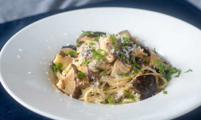 椎茸のパスタ