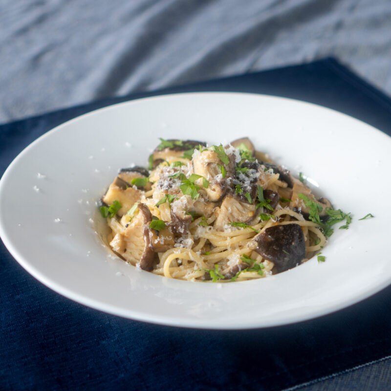 椎茸のパスタ