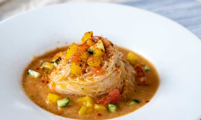 ガスパチョ風冷製パスタ