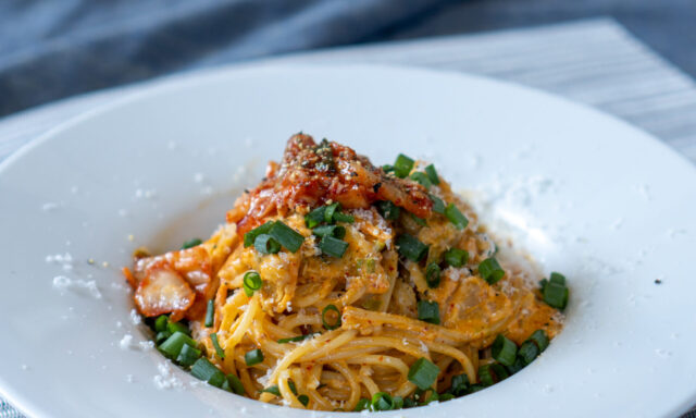 キムチクリームパスタ