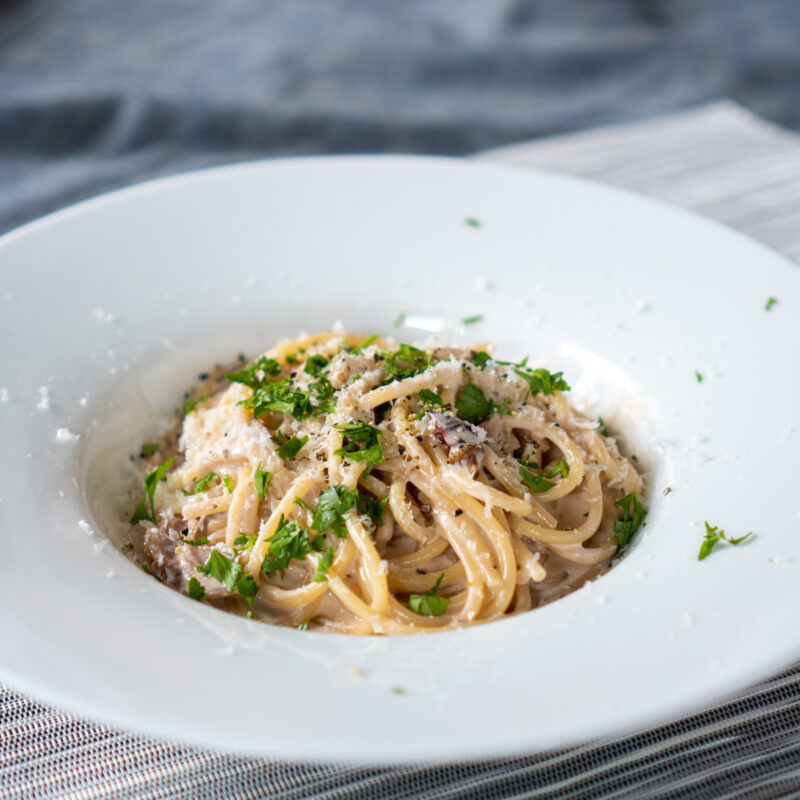 赤ワインクリームパスタ