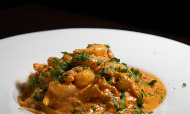 海老クリームパスタ