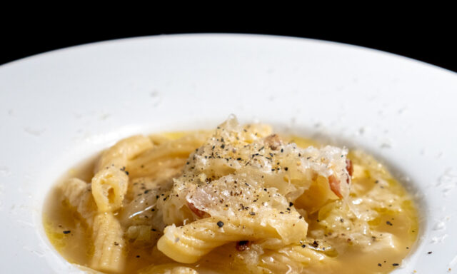 キャベツのスープパスタ