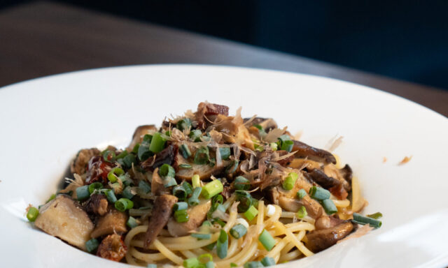 椎茸の和風ペペロンチーノ