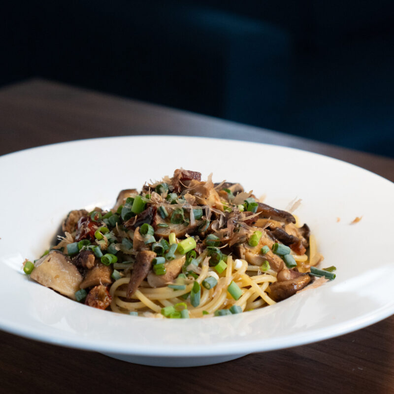 椎茸の和風ペペロンチーノ