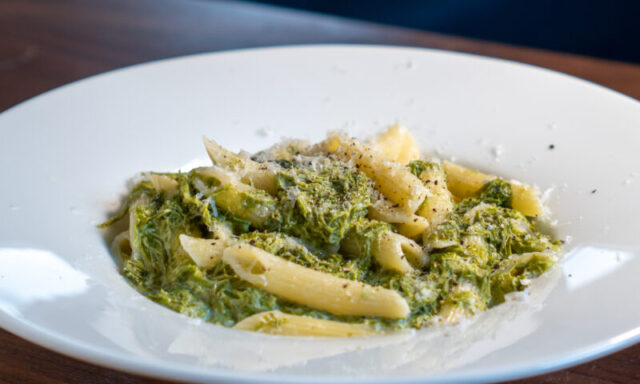 アオサのクリームパスタ