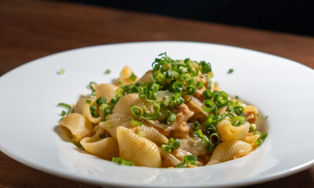 キムチとツナのパスタ