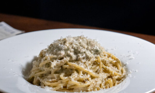 ツナと青海苔のクリームパスタ