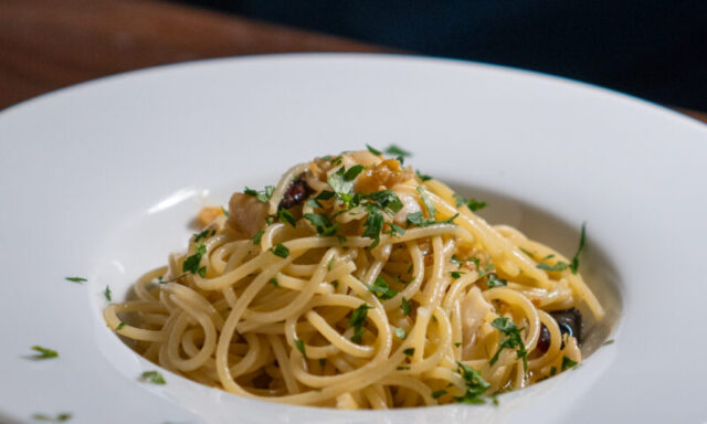 ツブ貝のパスタ