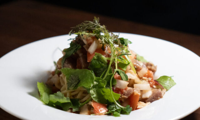 マグロの冷製パスタ・ケッカソース