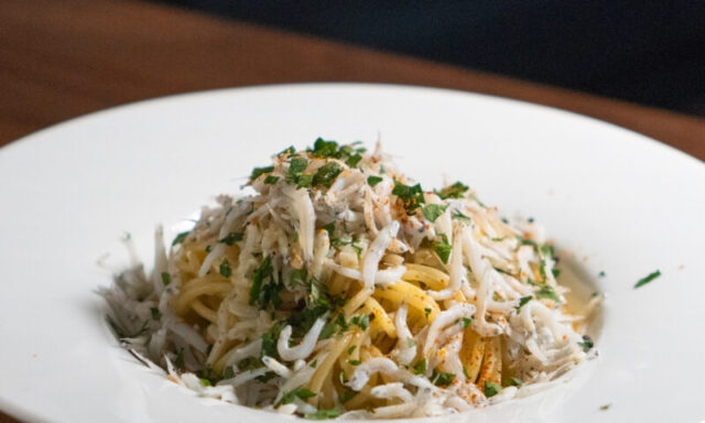 シラスのペペロンチーノ