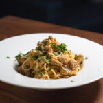 明太王鯖のパスタ