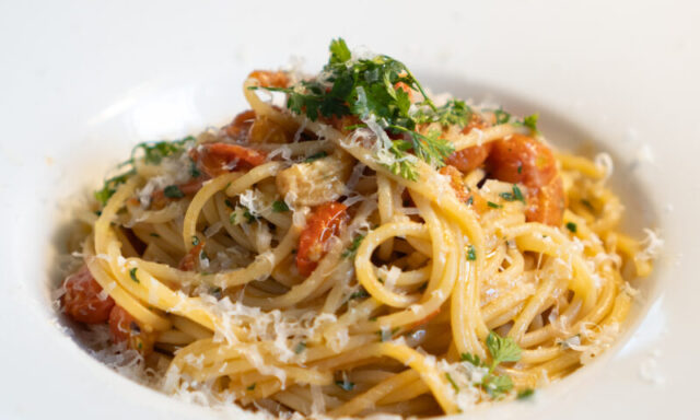 ミニトマトのペペロンチーノ