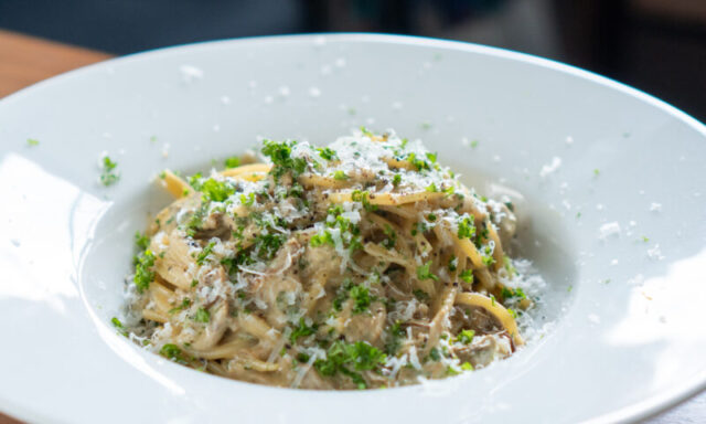 ポルチーニのクリームパスタ