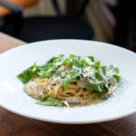 牡蠣のクリームパスタ